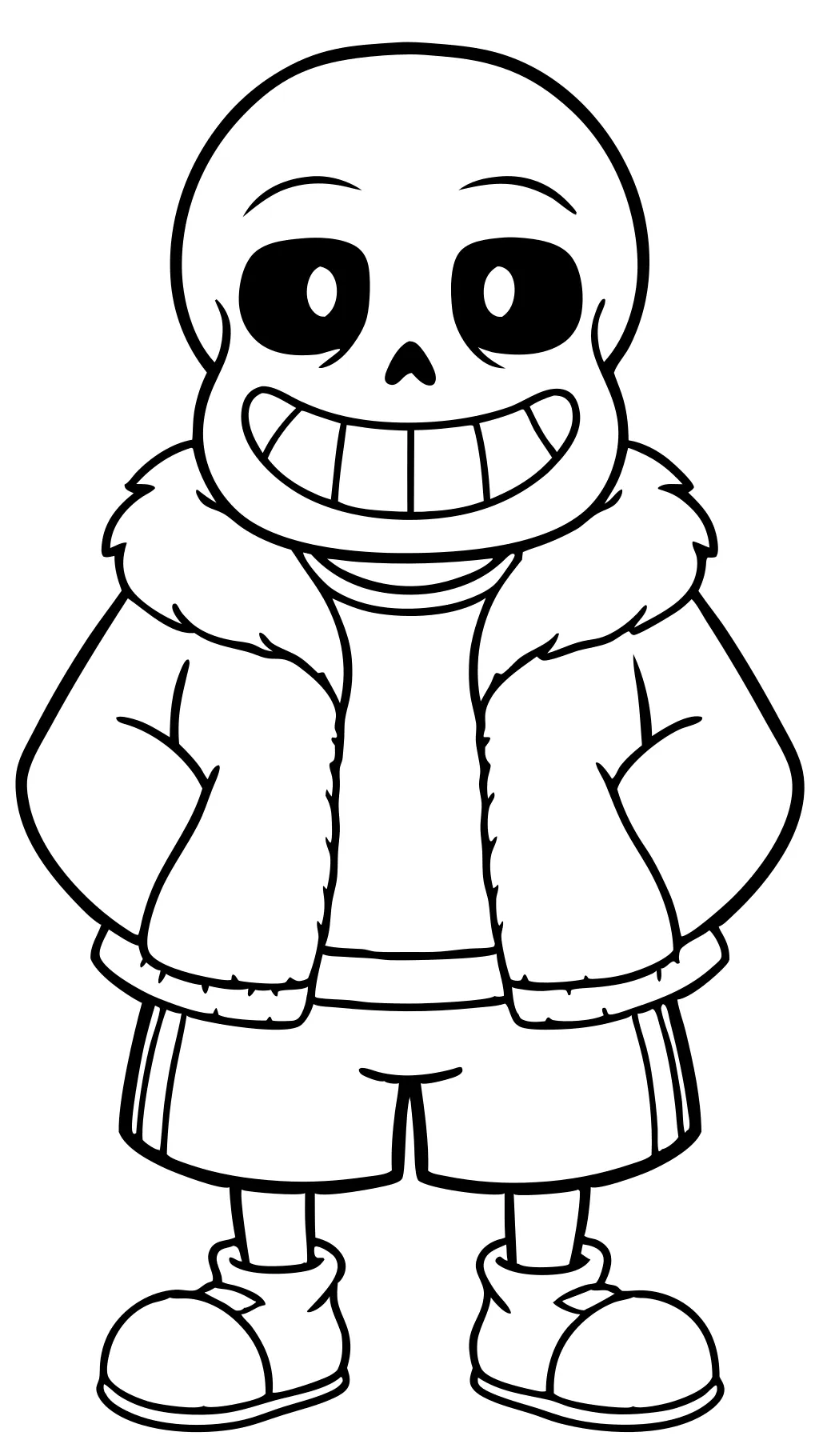 coloring pages sans